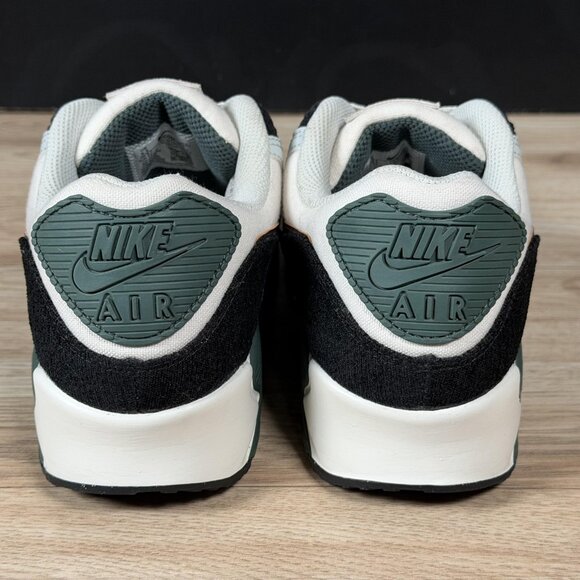 Nike Air Max 90 PRM Shoes Mens Size 9.5 White Black Burgundy Sneakers FV6059-001 - Picture 6 of 10